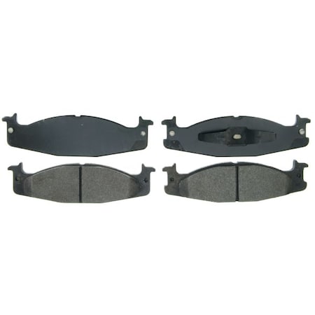 Wagner Brakes Semi-Met Disc Pad Set, Zx632 ZX632